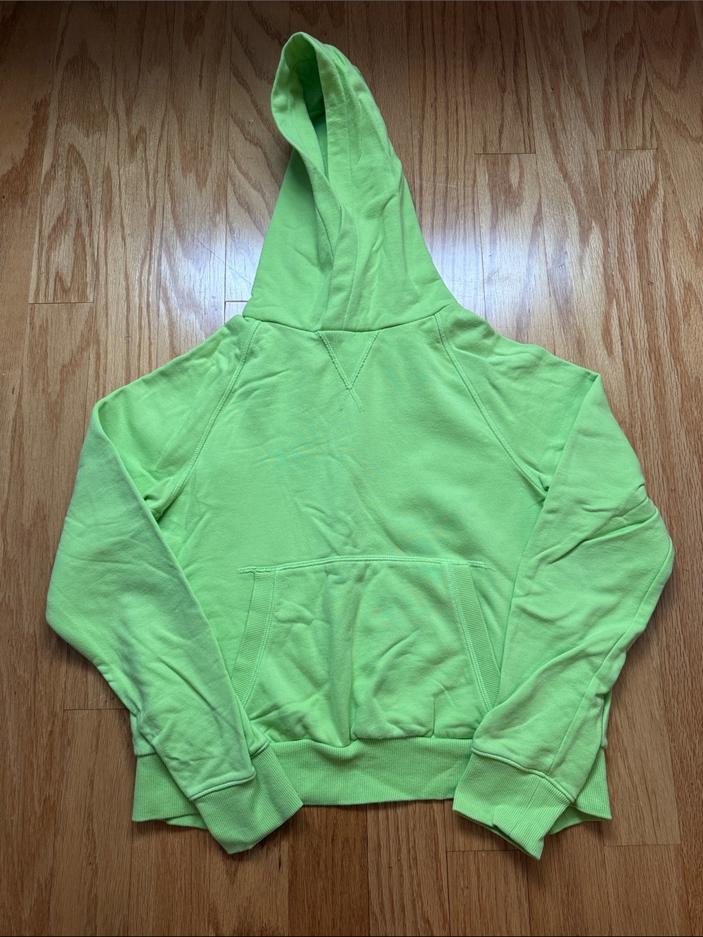 Athleta Neon Lime Pullover Hoodie